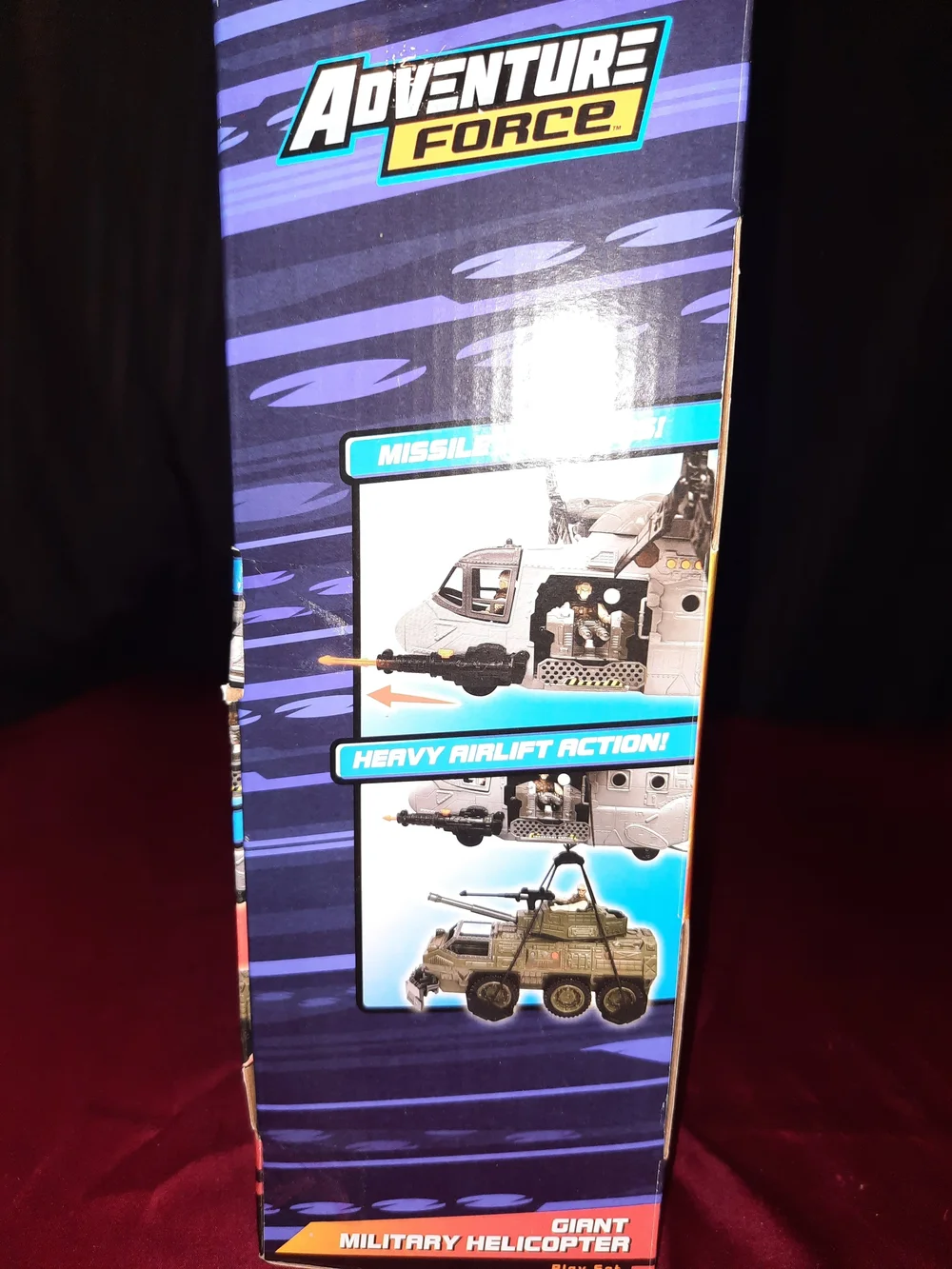 Adventure Force Giant Military Helicopter Playset With Action Figures & Vehicles